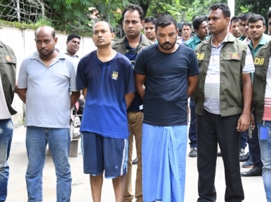 Three 'murderers' arrested from Dhaka